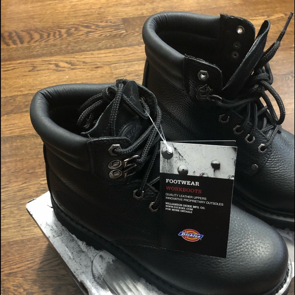 Mens dickies steel toe boots